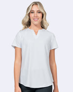 Notch Neck Stretch Blouse (1096)