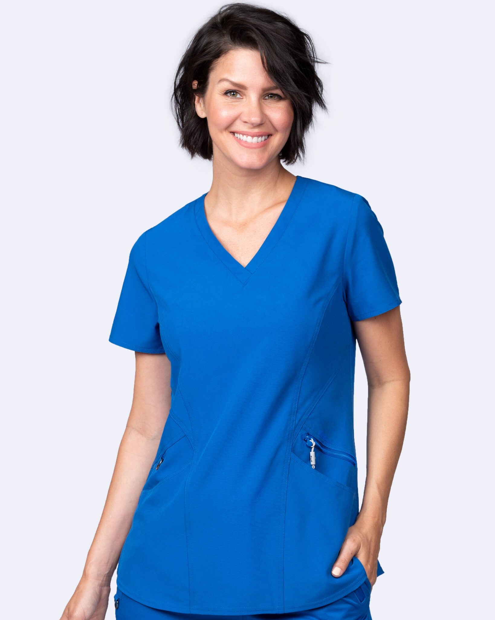 V-neck Scrub Top (1084)