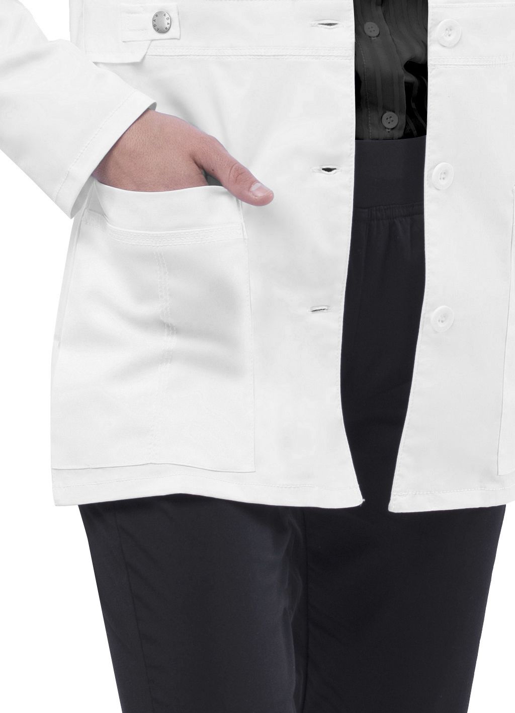 Women's 28" Tab-Waist Lab Coat