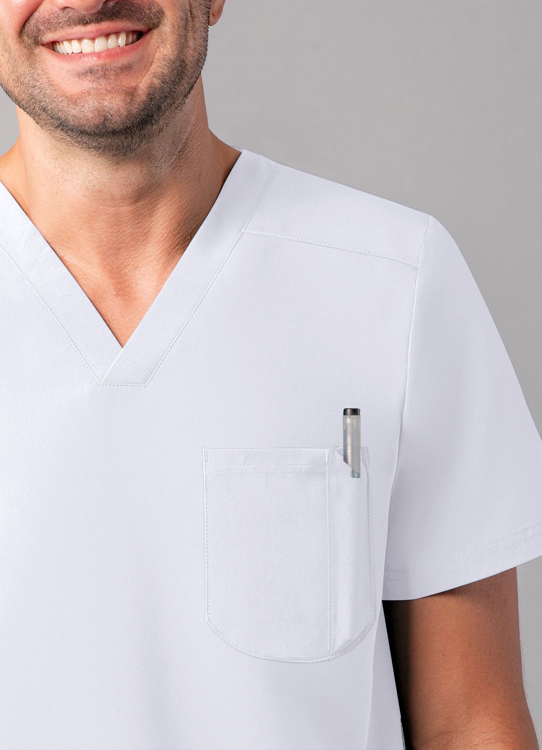 Men's Modern V-Neck Top (6010)